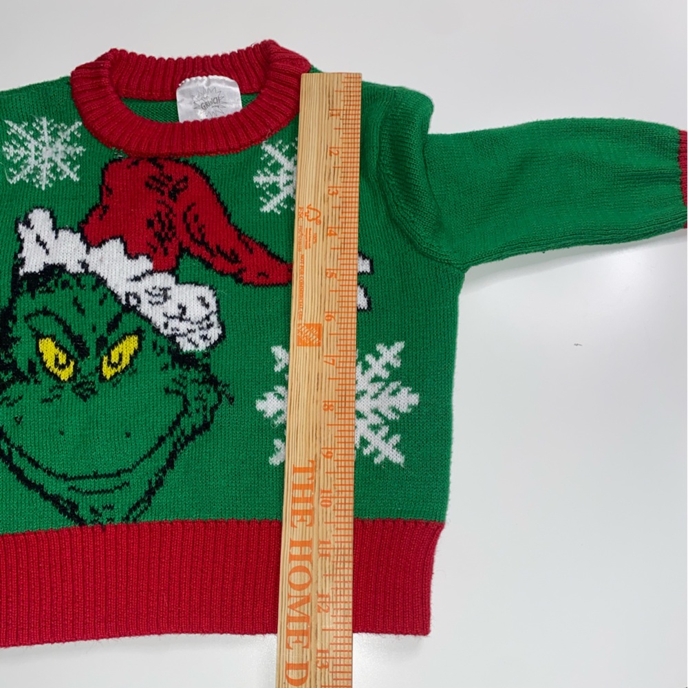 The Grinch Kids Christmas Sweater - Picture 5 of 5